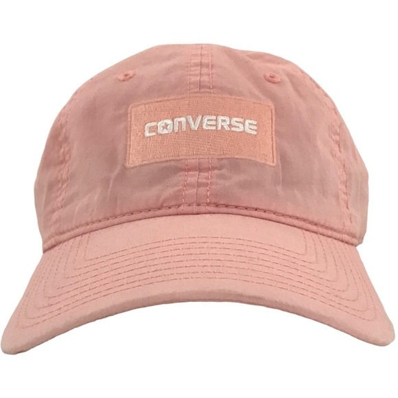 Converse Woman's Pink Adjustable Clasp Ball Cap - Picture 1 of 14